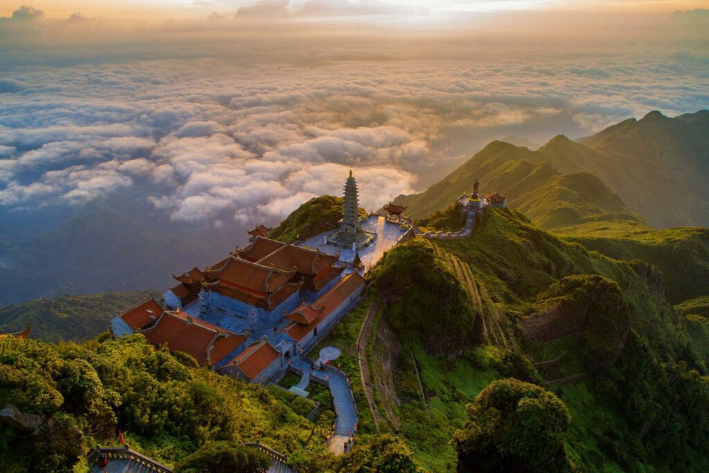 Ancient temples in Vietnam showcasing traditional architecture and spiritual heritage