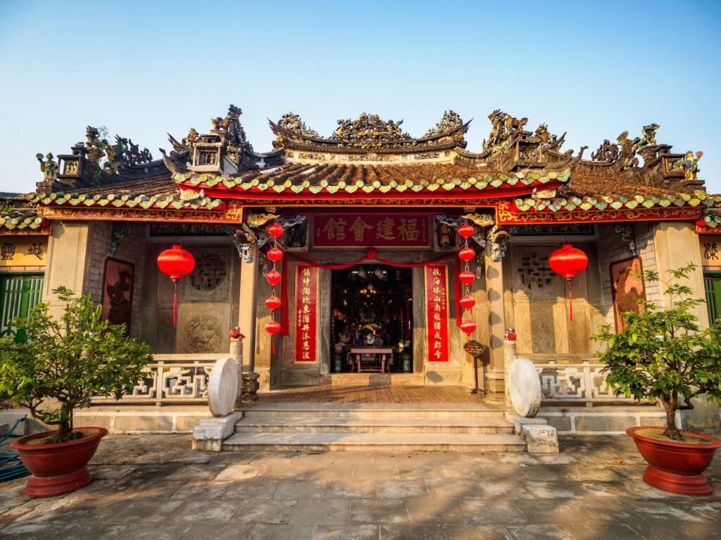 Hoi An Altstadt Geschichte gelbe Handelshäuser Laternen UNESCO
