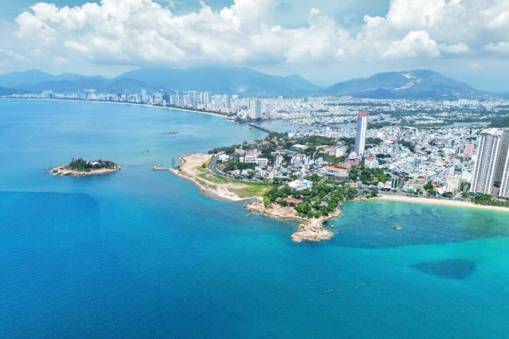 Nha Trang for Travel Agents: The Complete Guide to Vietnam's Beach Capital 1 Nha Trang travel guide: aerial view of the beach and promenade, Vietnam
