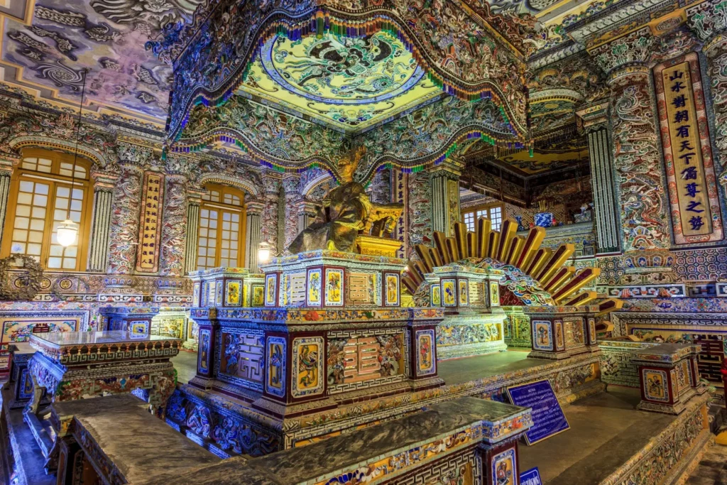 Hue royal tomb Khai Dinh imperial mausoleum Vietnam