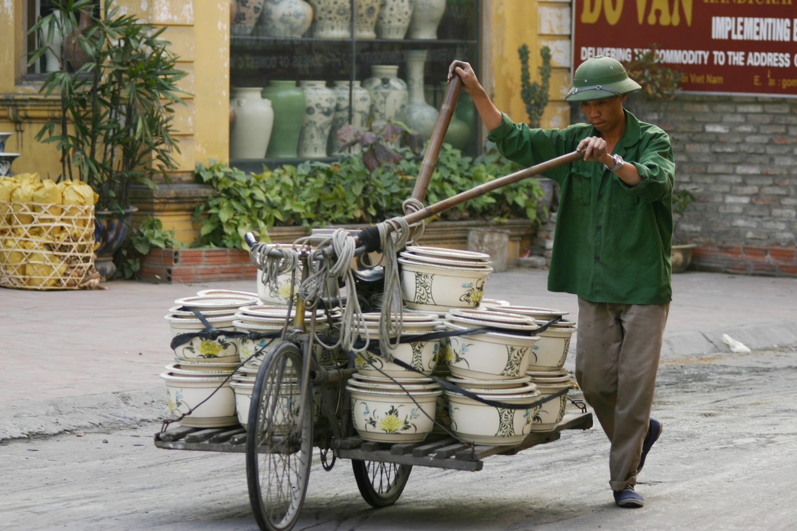 Bat Trang pottery village, one of the things to do in Hanoi outside the centre