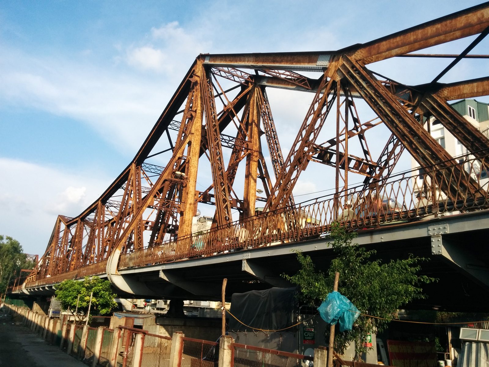 Long Bien Bridge over the Red River, among the top things to do in Hanoi