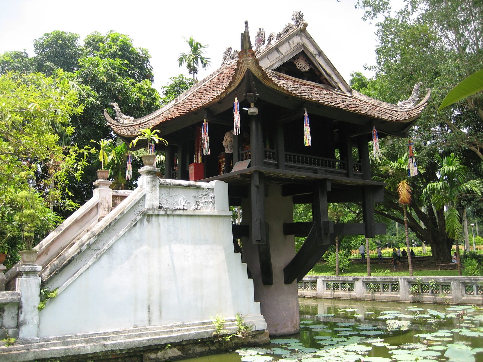 One Pillar Pagoda in Ba Dinh, one of the classic things to do in Hanoi