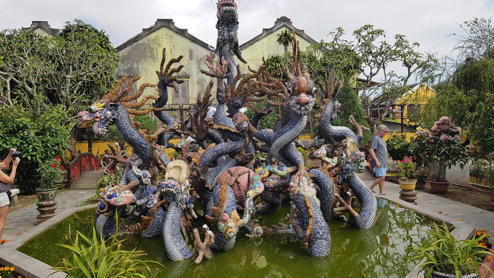 Vietnam Tour and Beach 2027: How to Combine Two or Three Weeks of Touring with Proper Beach Time 3 Dragon fountain in a courtyard in Hoi An Ancient Town